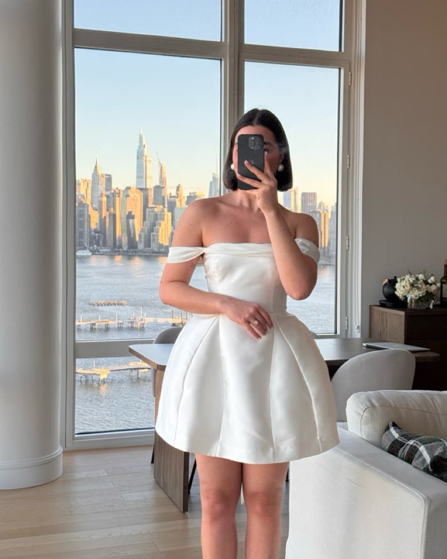 BHLDN Lydia Off-The-Shoulder Corset Mini - Image 1