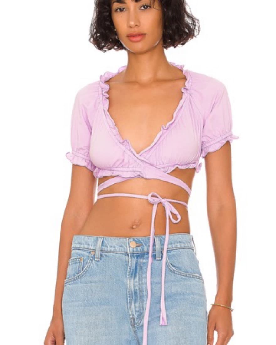 Purple Revolve Tie Top - Image 1