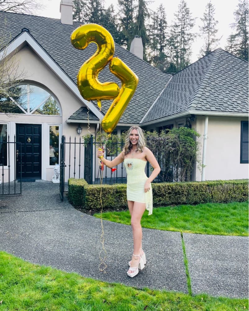 White Fox Butter Yellow Dress - Image 1