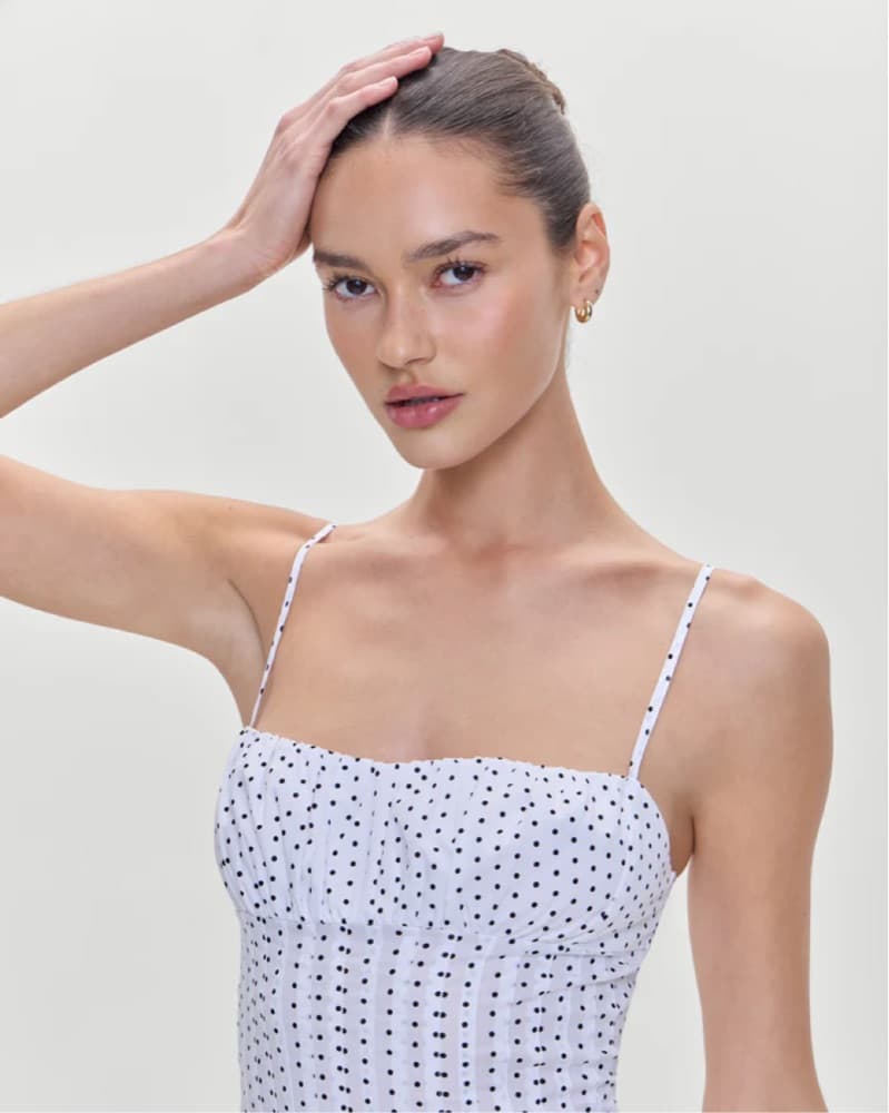 Frankies Bikinis Reign Polka Dot Dress - Image 4