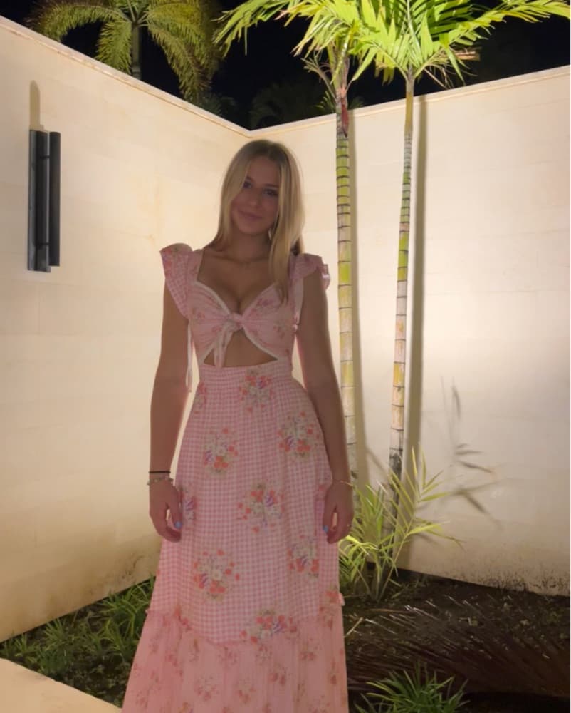 Loveshack Fancy Emeka Floral Midi Dress - Image 2