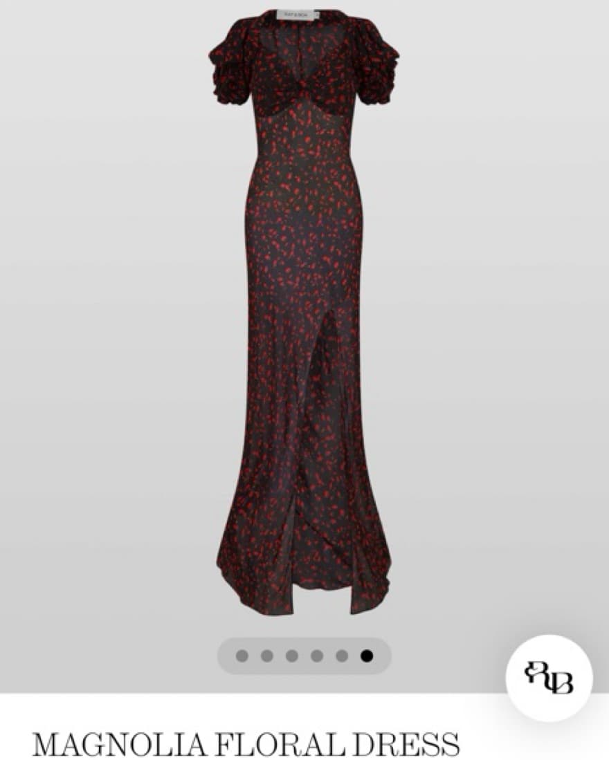 Flirty and Fabulous Magnolia Floral Dress - Image 4