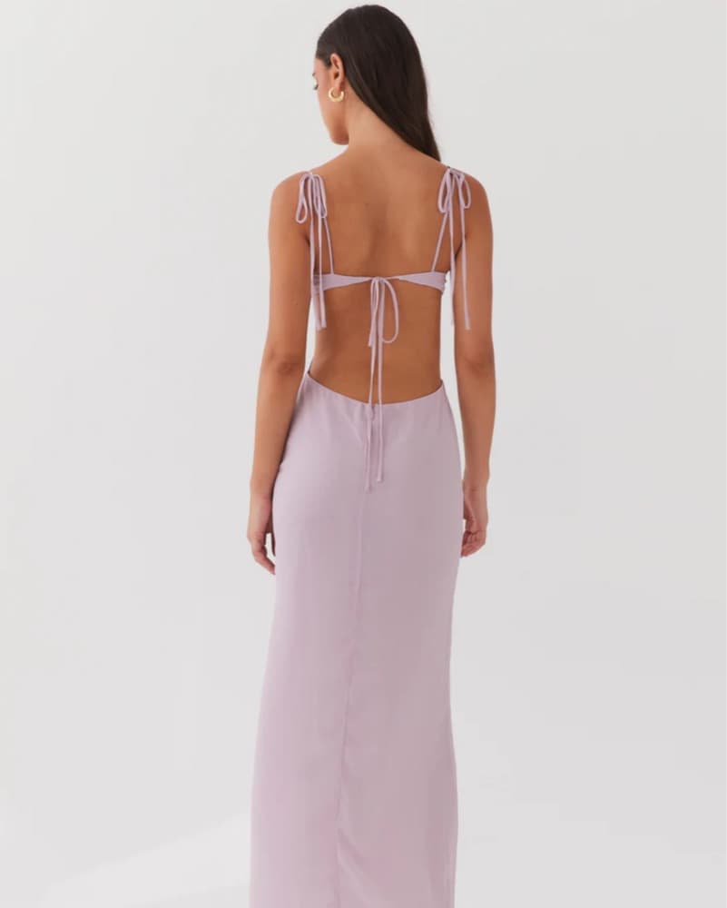 Stunning Lilac Maxi Dress - Image 2