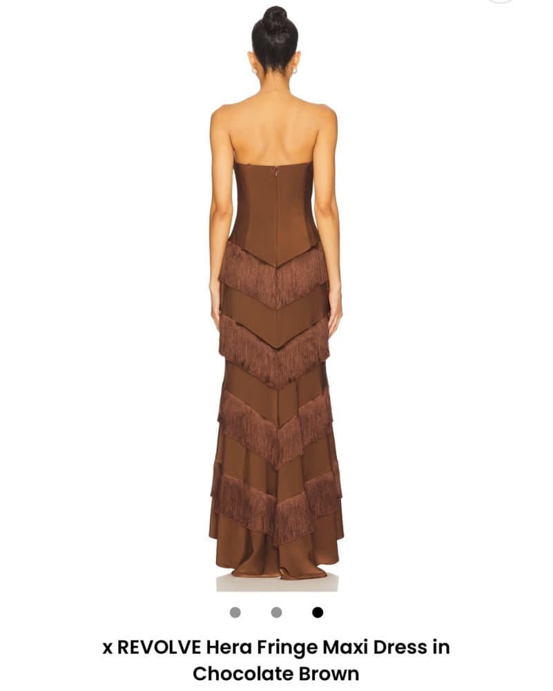 Hera Fringe Maxi Dress - Image 5