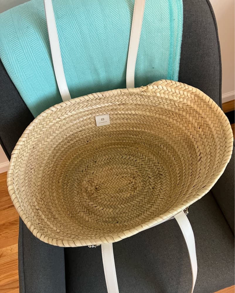 Givenchy Voyou Raffia Basket Tote - Image 3