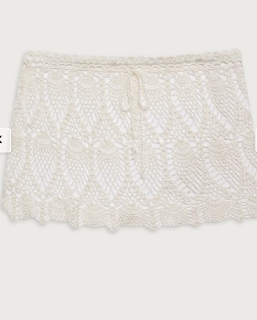 Frankies Capri Crochet Mini Skirt - Image 4