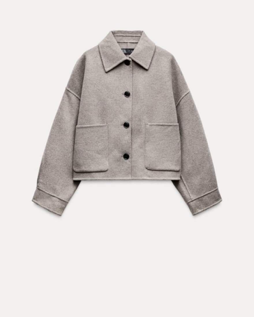 Double Faced Wool Blend Jacket - Image 1