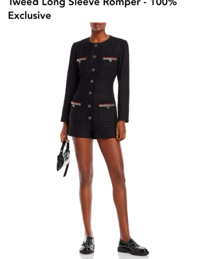 Bloomingdales Tweed Romper - Image 1