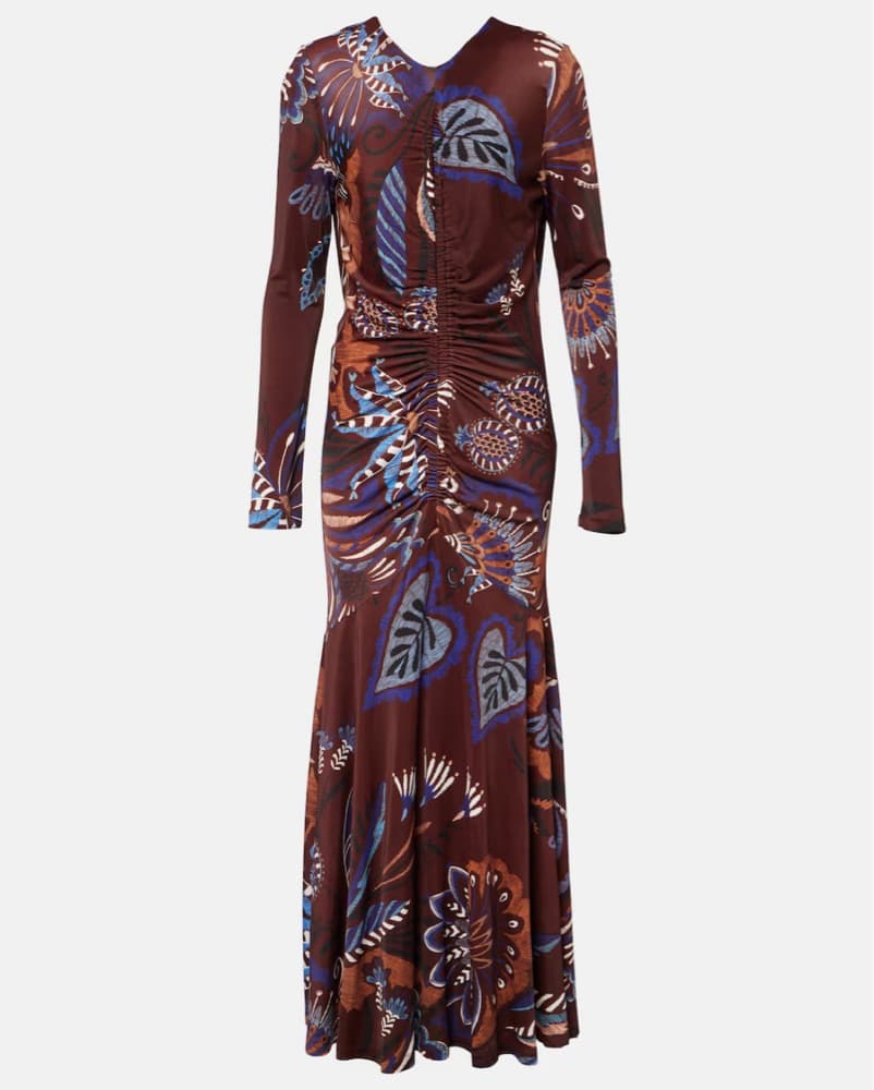 FARM RIO Delicate Garden ruched maxi dre - Image 2