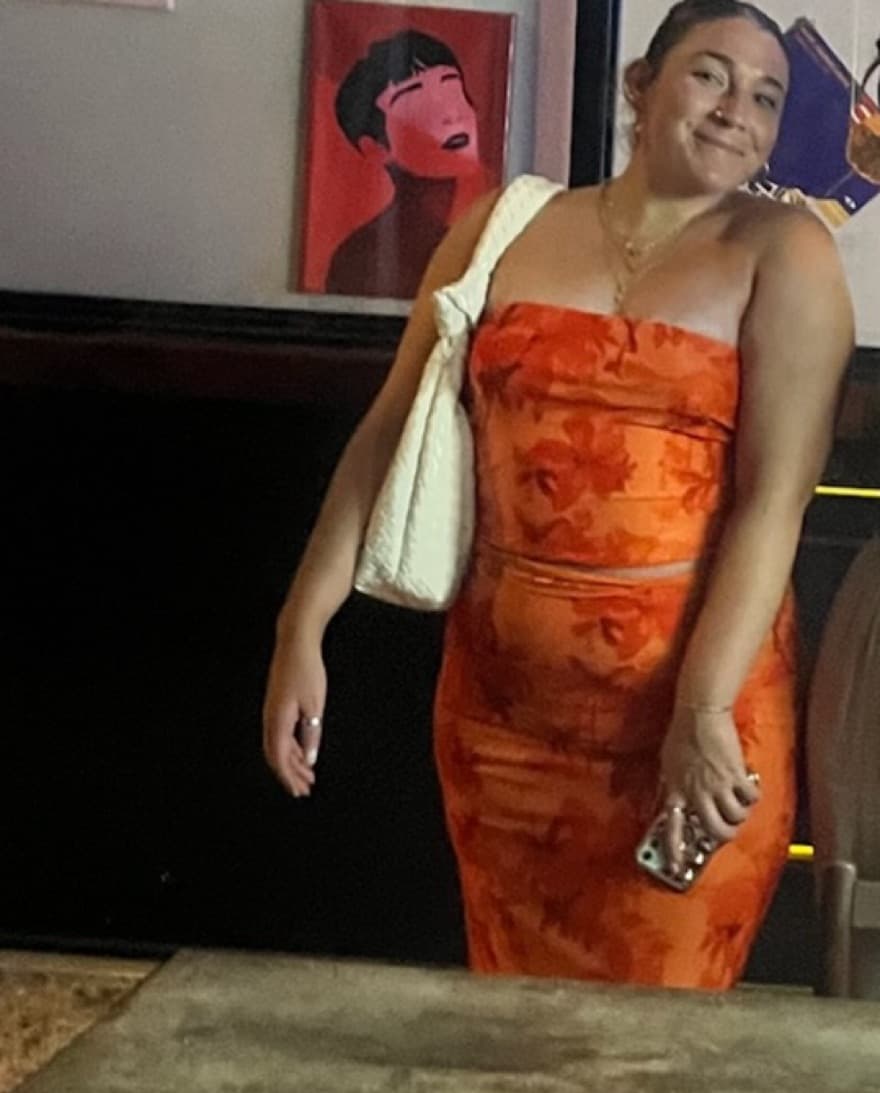 Floral Orange Matching Set  - Image 3