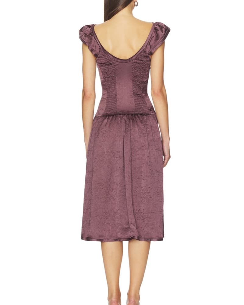 Free People Drop Waist Midi Dress - Image 3