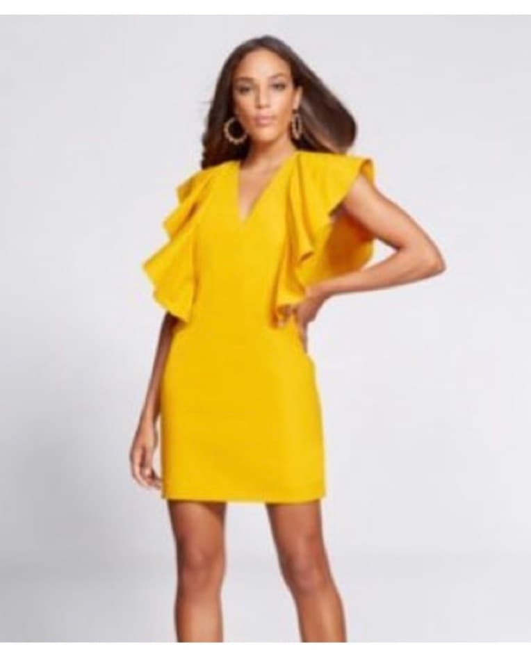 NY&COMPANY YELLOW DRESS GABRIELLE UNION - Image 1