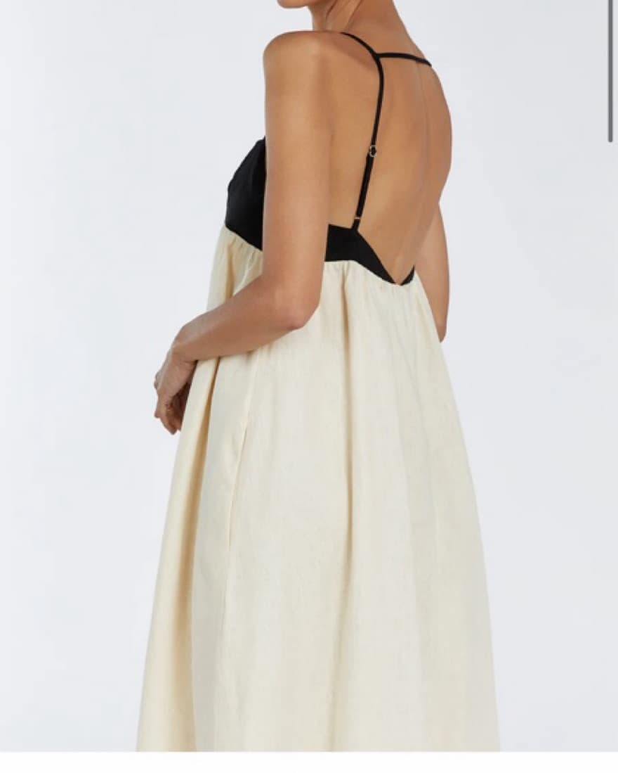 Dish Black and Cream Dress - Image 1