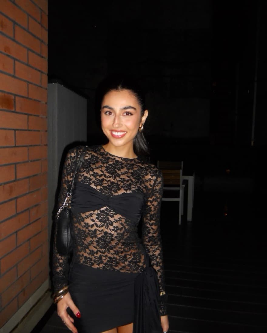 Black lace Mini Dress - Image 5