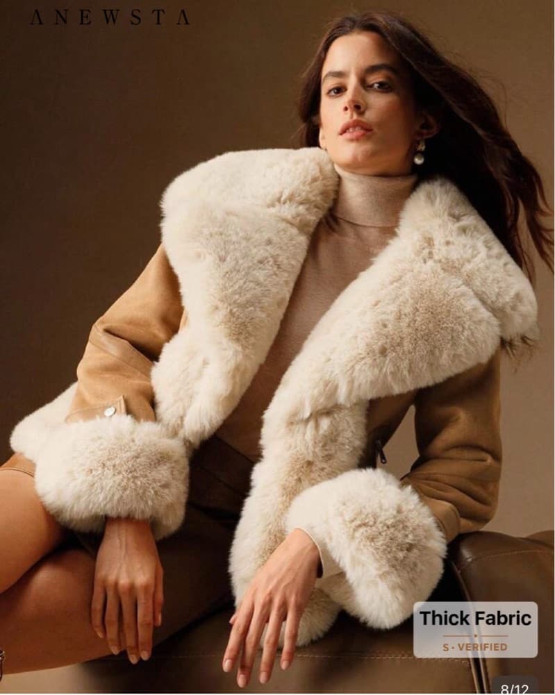 Faux Fur Coat  - Image 2