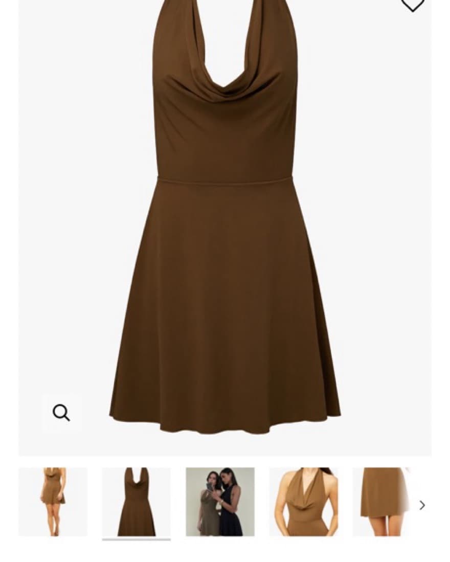 weworewhat Halter Cowl Mini Dress - Image 3
