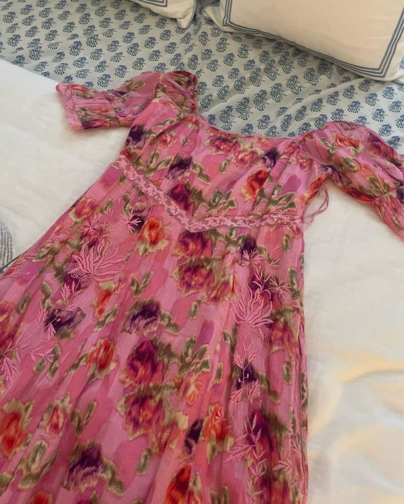 LoveShackFancy Floral Maxi Dress - Image 3
