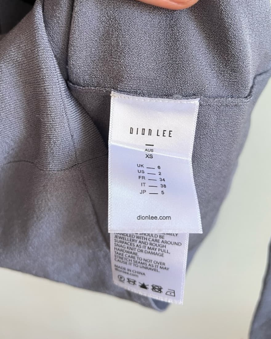Dion Lee hosiery slim-fit shirt XS - Image 3