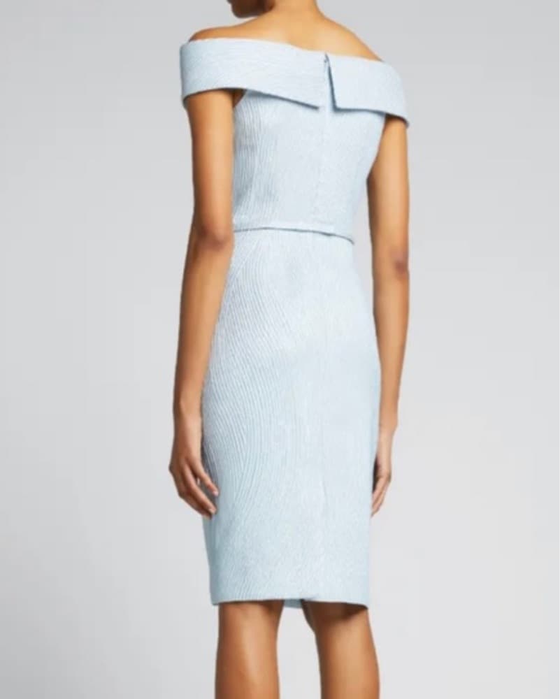 Teri jon Blue Dress - Image 3