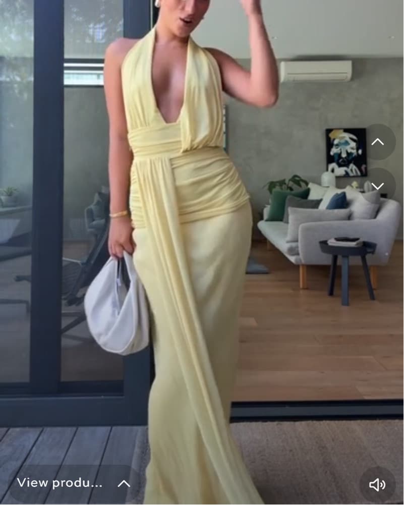 Bec & Bridge CASSIS DRAPE MAXI DRESS - Image 5