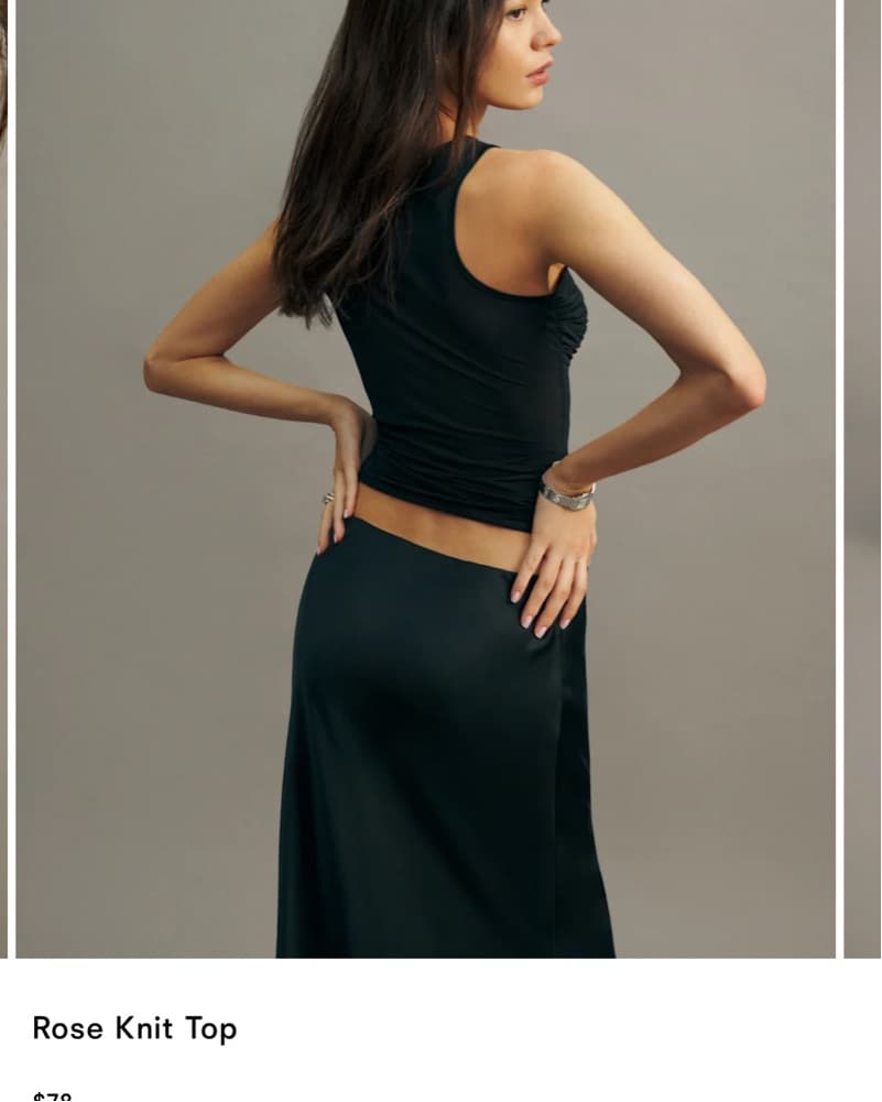 Reformation Rose Knit Top - Image 2