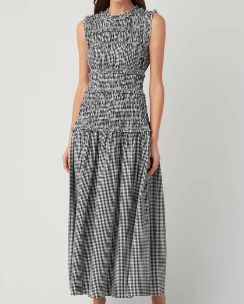 Doen Gingham Mallory Dress - Image 1