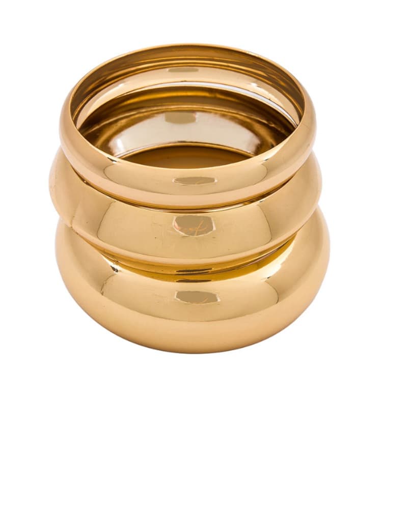 Revolve Epifene Kali Bangle Set in Gold - Image 1