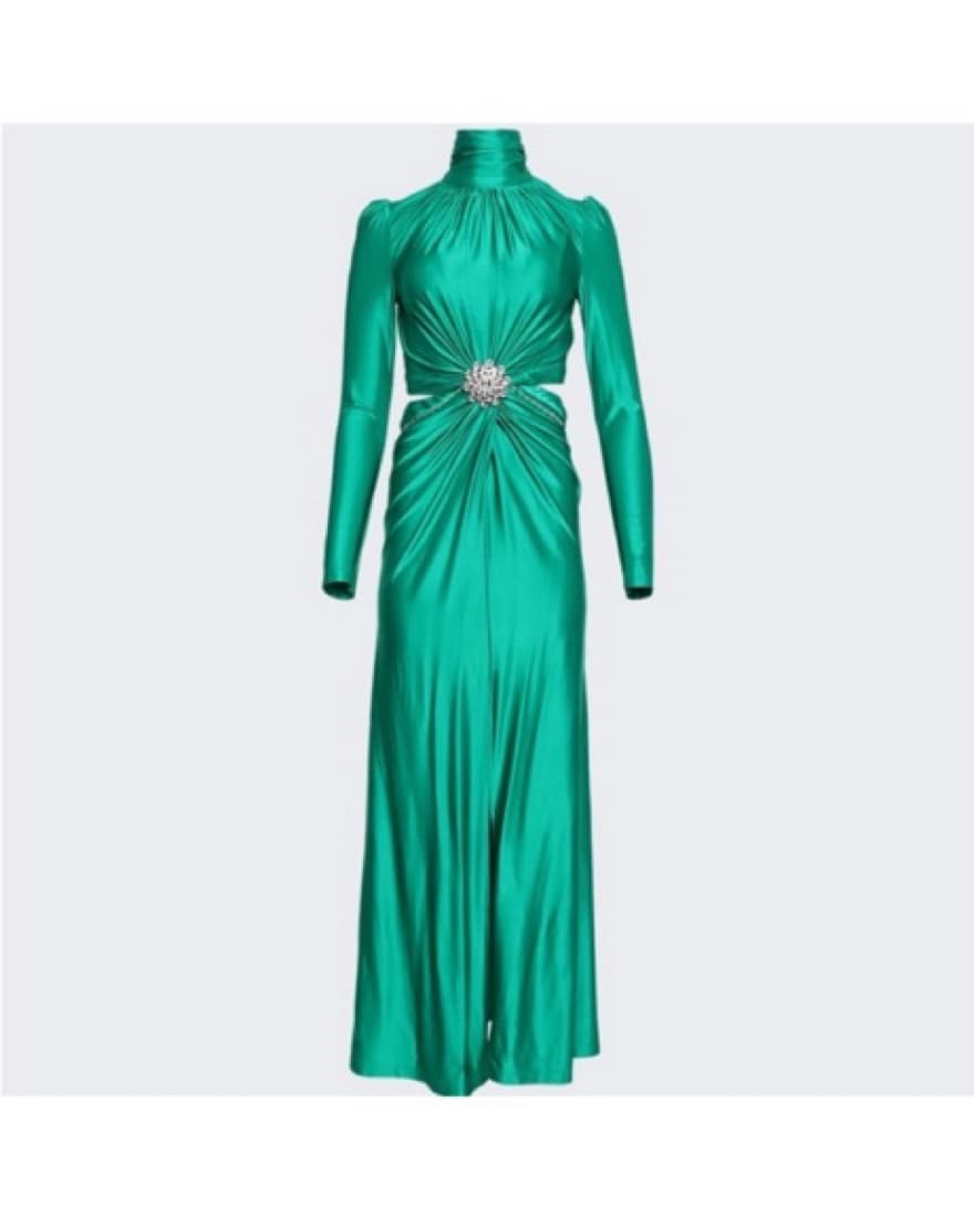 Paco Rabanne Crystal Embellished Gown - Image 3