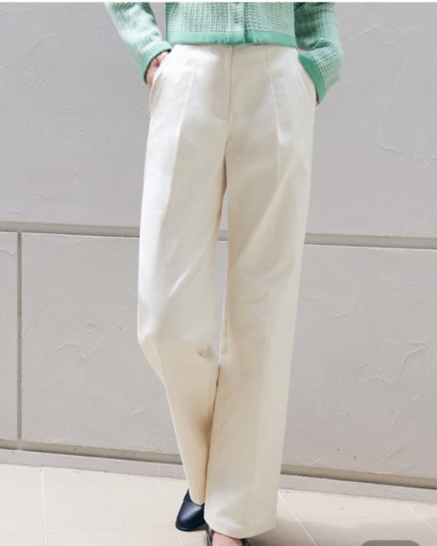 ARTID Pleated White Pants  - Image 1