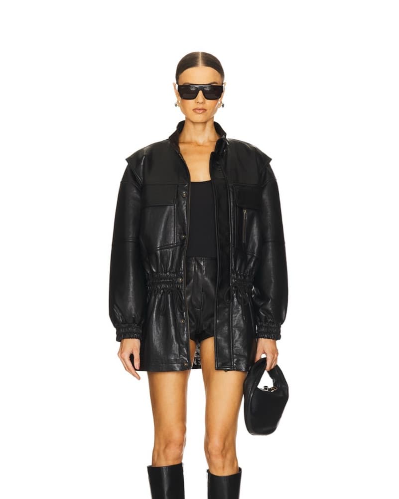 MOTHER Leather Jacket Dress with Pockets - Image 4