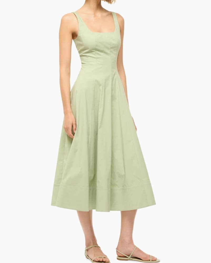Staud Wells Midi Dress - Image 1