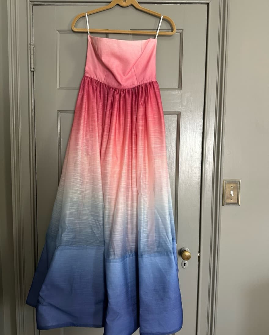 Zimmermann Pink Postcard Ombre Dress  - Image 6