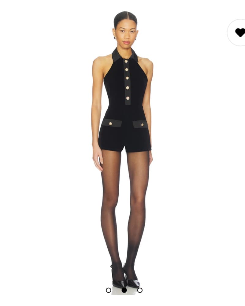 Revolve Velvet Jemma Romper - Image 2