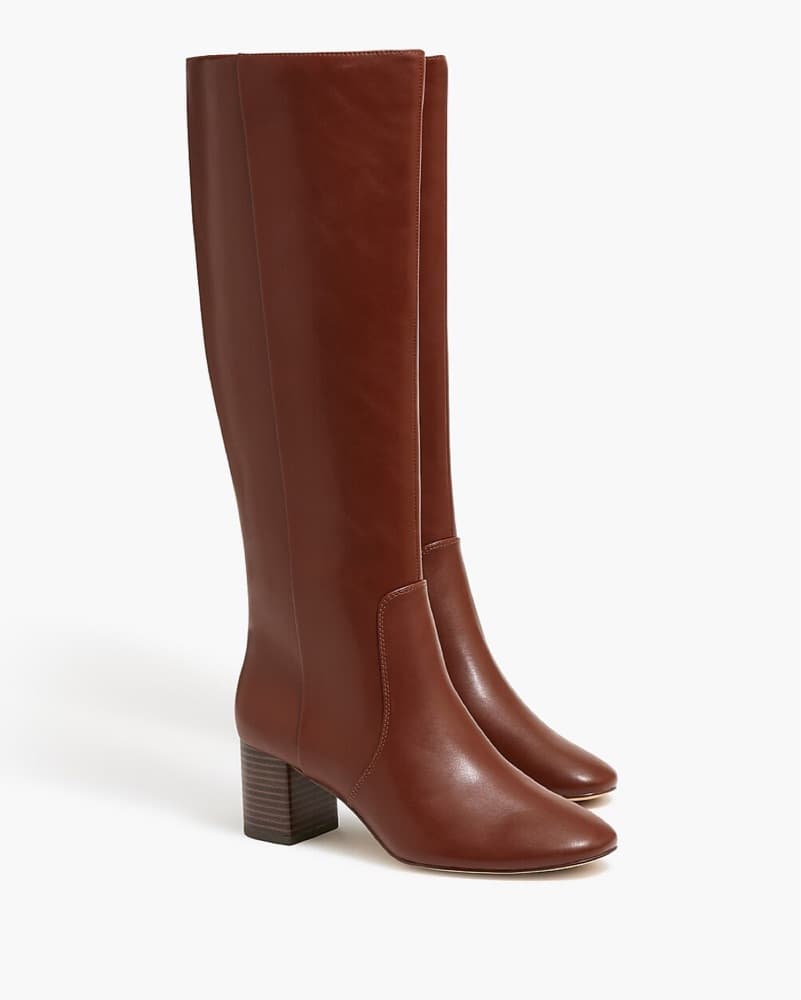 J.Crew knee-high heeled boots - Image 1