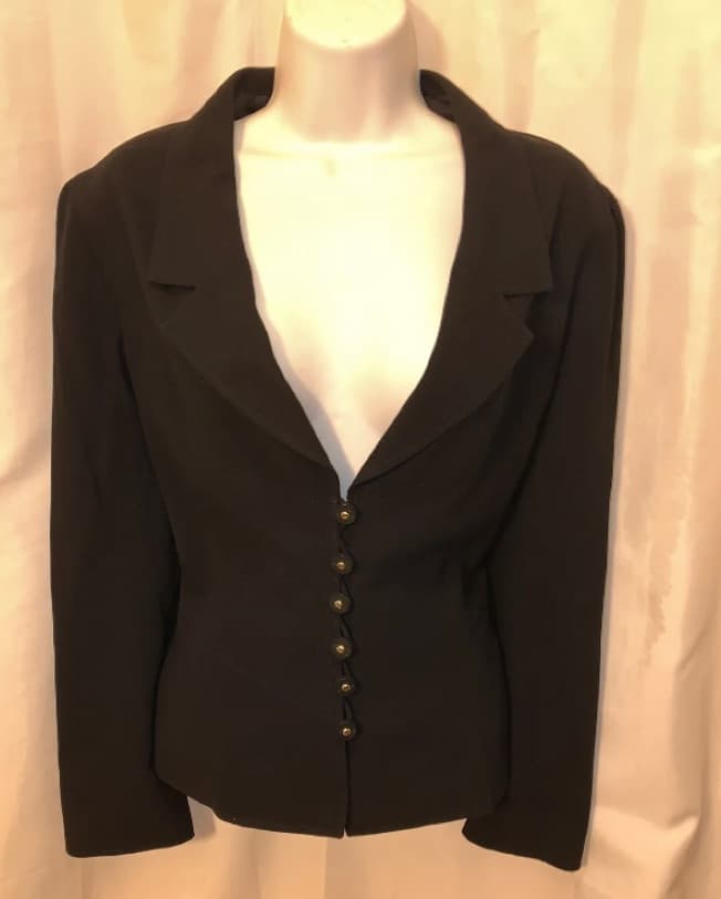 CHANEL size 44 wool jacket - Image 1