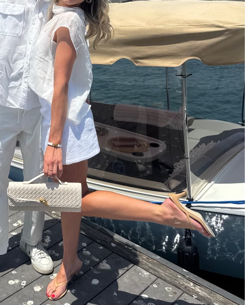 DISSH white Linen skirt - Image 2