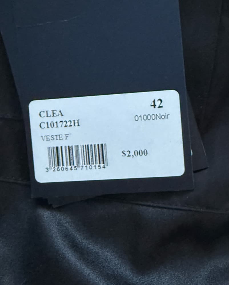 Fusalp Clea Black Jacket 42 Belted  - Image 2