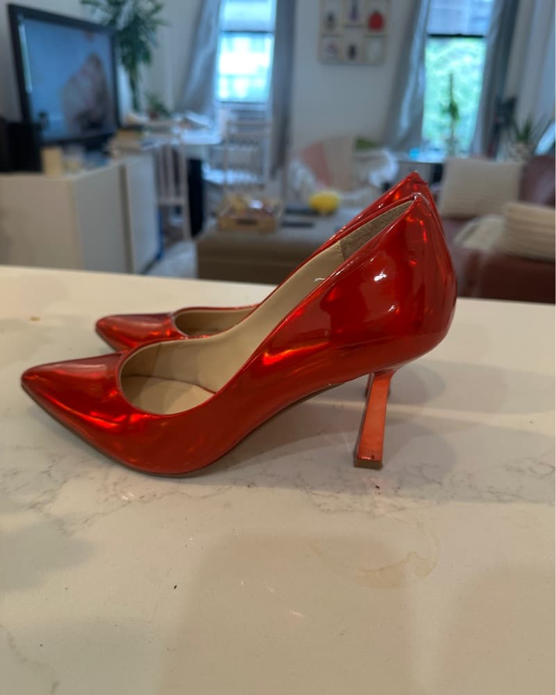 Steve Madden Metallic Heels - Image 6