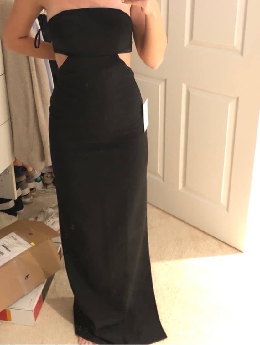 Black Maxi Cut Out Dress  - Image 5