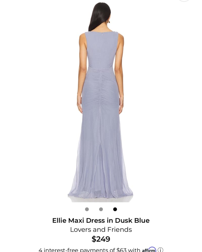 Lovers And Friends Dusk Blue Gown - Image 2