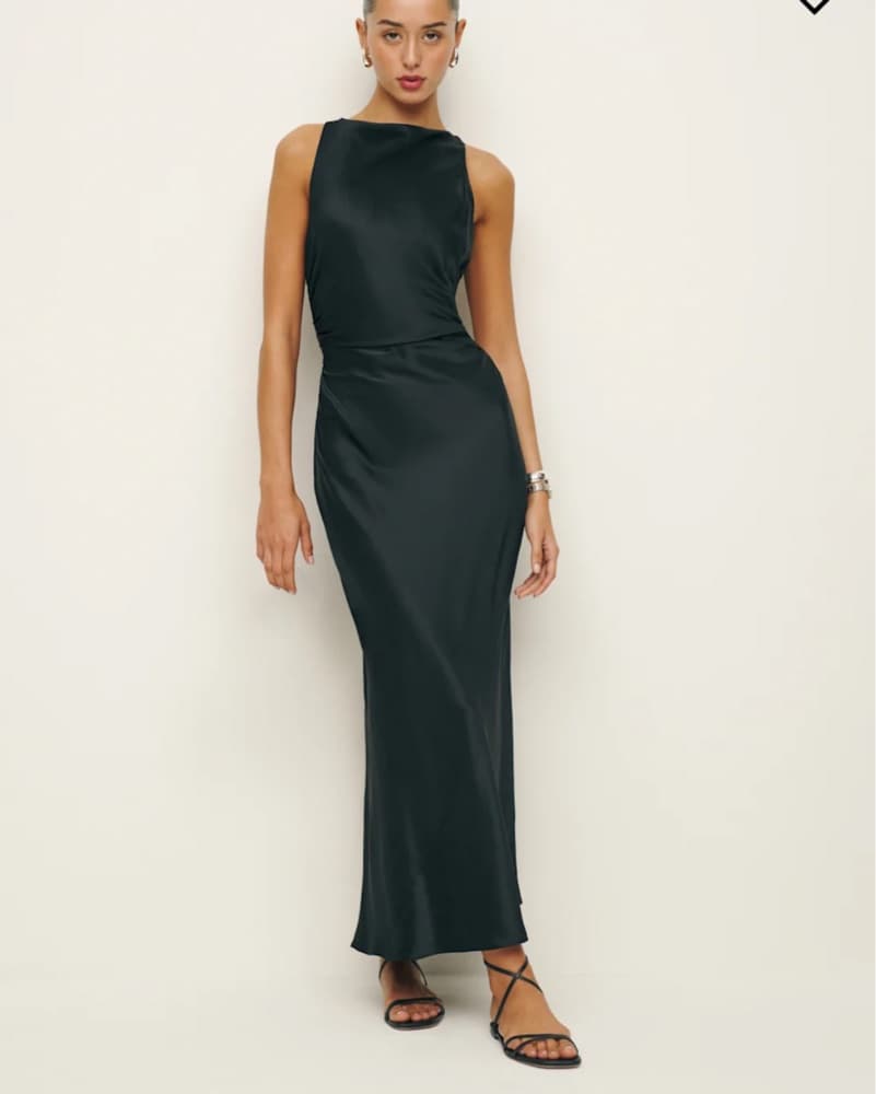 Reformation Casette Silk Dress - Image 1