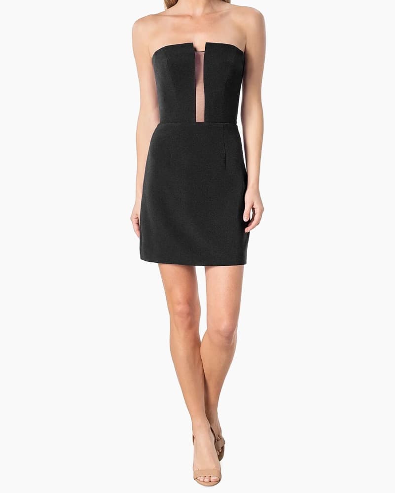 Dress The Population Black Mini Dress - Image 3