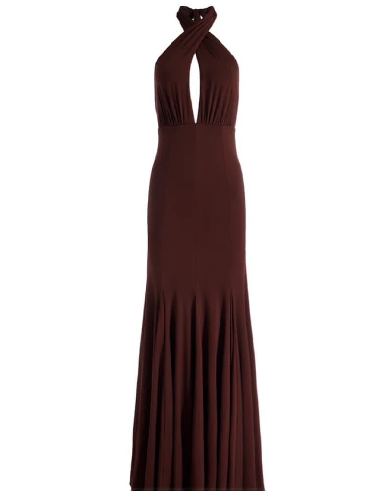 alice + olivia brown gown  - Image 3