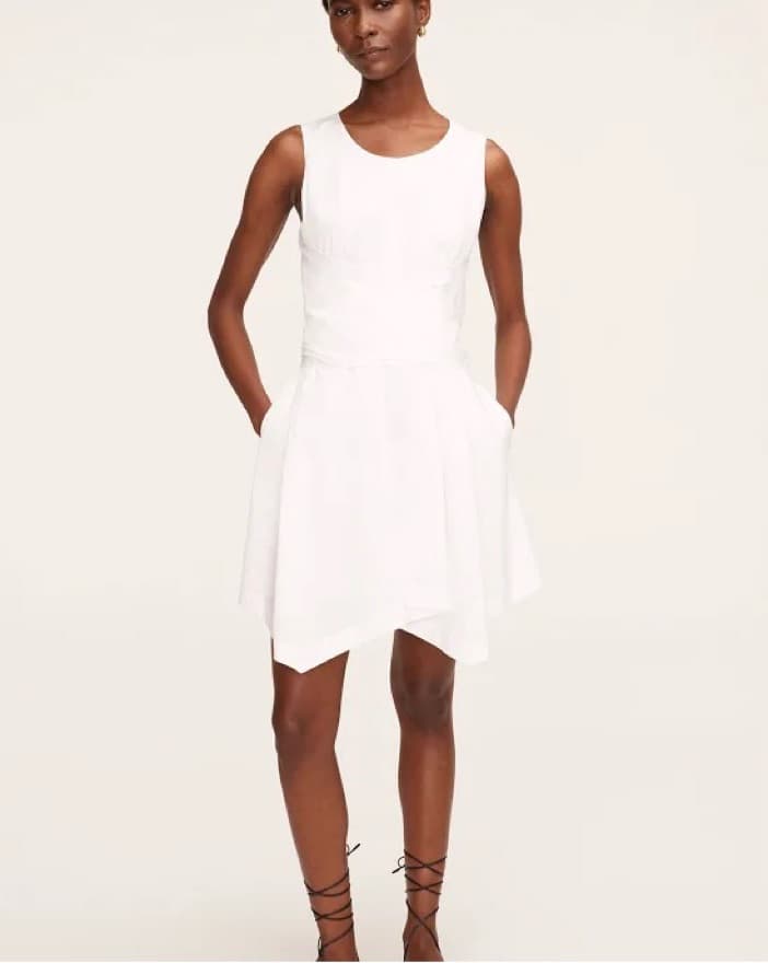 Rebecca Taylor Handkerchief Hem Romper - Image 1