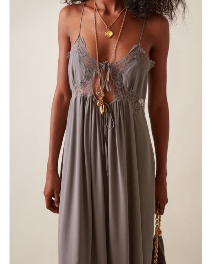 Chloe Crepe De Chine Dress - Image 2