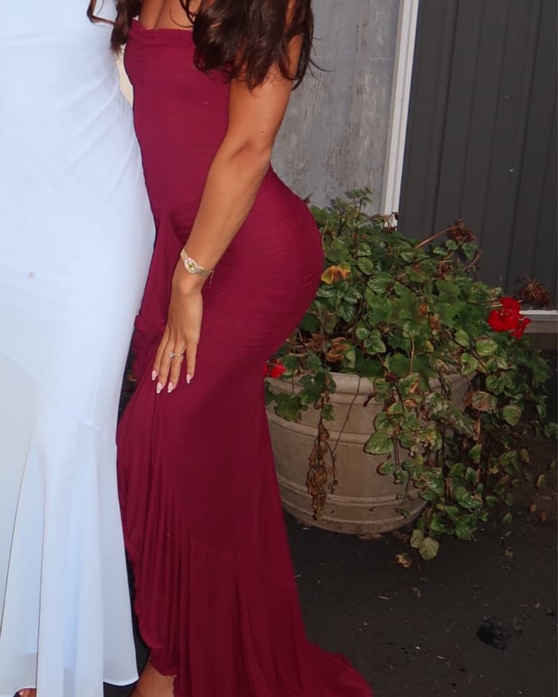 Whitefox Still Got It Mesh Maxi Dress - Image 2