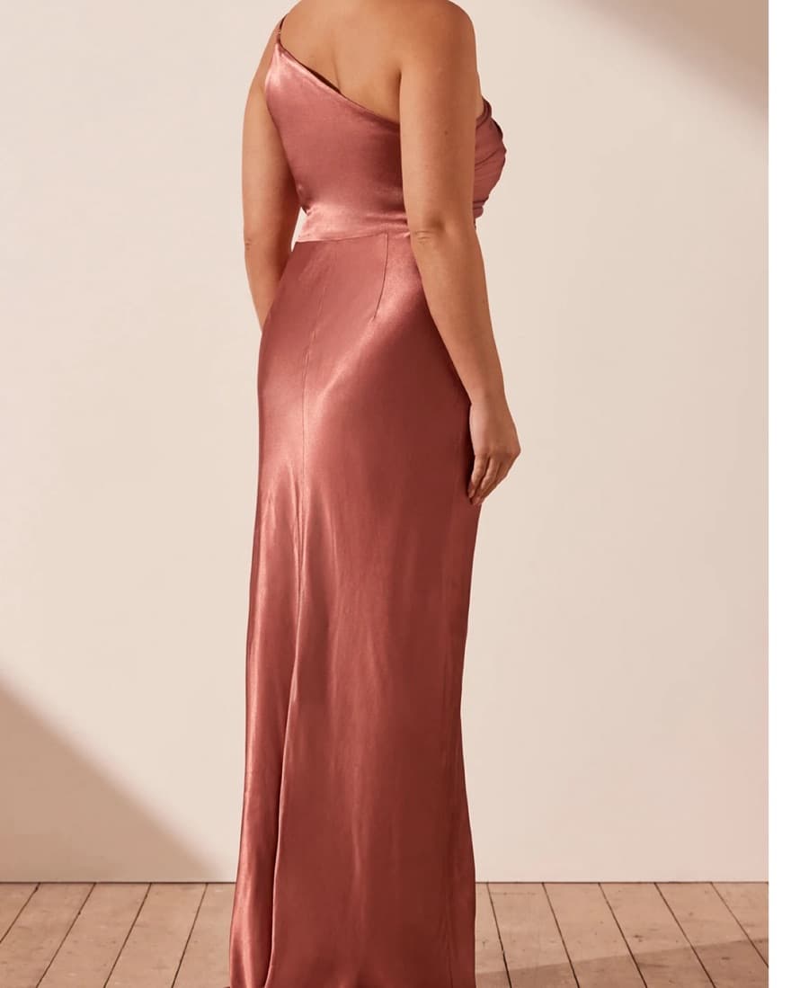  La Lune Asymmetrical Gathered Dress - Image 6