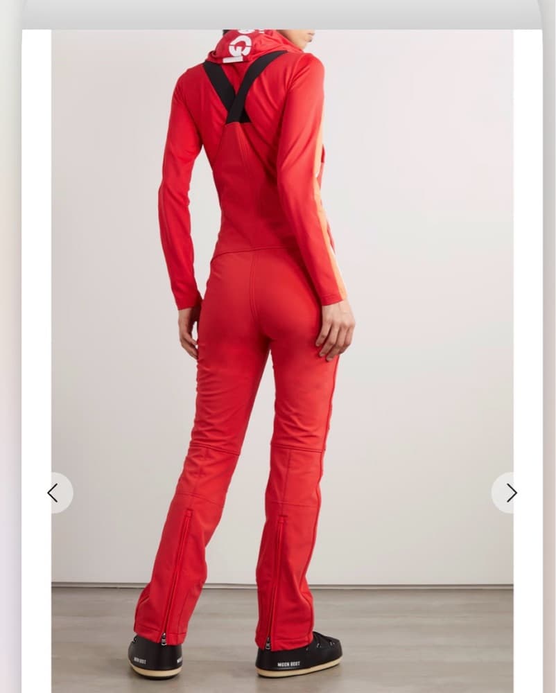 Bogner Red Ski Salopette Bib US 6 - Image 2