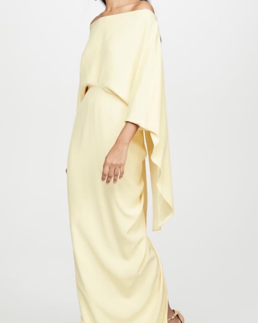 Hellessy Off The Shoulder Cape Gown - Image 2