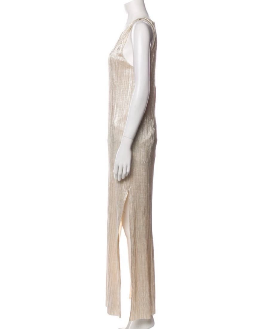 Alice & Olivia Pleated Long Tent Dress - Image 2